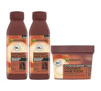 Garnier PACK Ultimate Blends Hair Food Coconut Shampoo 350ml x 2 and Ultimate Blends Hair Food Coconut Mask 400ml