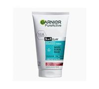 Garnier Pure Active 3in1 Clay Wash Scrub Mask Oily Skin 50ml