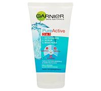 Garnier - Pure Active 3 in 1 - Gel Detergente Scrub Anti Imperfezioni 150 ml