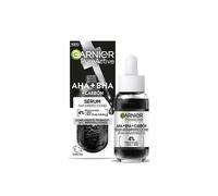 Garnier Pure Active AHA + BHA + Charcoal Anti-Blemish Serum 30ml