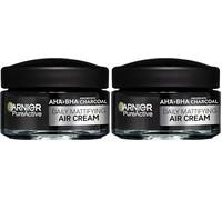 Garnier Pure Active AH BHA Charcoal Daily Mattifying Air Cream (Pack of 2)