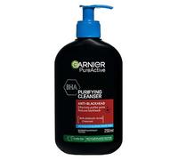 Garnier Pure Active BHA (Salicylic Acid) + Charcoal Daily Face Cleanser - Up to 24h Mattifying & Cleansing Gel For Blemish Prone Skin, Anti-blackhead - Vegan*, Leaping Bunny Approved