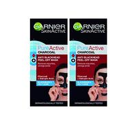 Garnier Pure Active Anti Blackhead Charcoal Mask Peel Off, 2 x 50ml