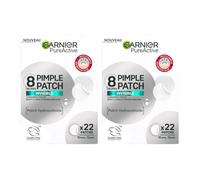 GARNIER Pure Active Button Patch - Pack of 2 x 22 - Reduces the Appearance of Buttons in 8H* Clinically Proven - Invisible & Ultra-Thin - Hydrocolloid Technology - Vegan & Cruelty-Free - Men and Women