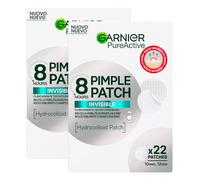 Garnier Pure Active Pimple Patch 8 Hours Reduces Visibility of Pimple Absorbs Excess Sebum Ultra-Thin and Invisible on the Skin in Two Sizes for All Pimples - 44 Patches