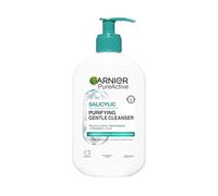 Garnier Pure Active Salicylic Purifying Gentle Face Cleanser, Enriched With Salicylic Acid, Niacinamide, Ceramides & Clay, Fragrance Free, Sulphate Free Formula, Suitable For Sensitive Skin, 250ml