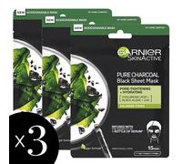 Garnier Pure Charcoal - Black Algae Triple