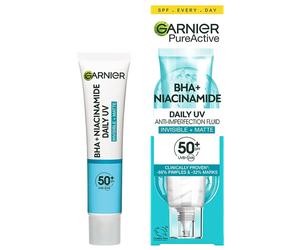 Garnier PureActive BH NIACINAMIDE Daily UV SPF50+ Anti Blemish Fluid 40ml