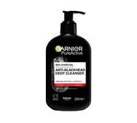 Garnier Pure Active Anti-Blackhead BHA Charcoal Daily Face Cleanser 250ml