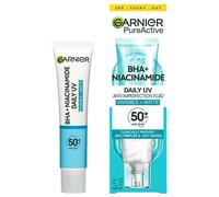 Garnier PureActive BHA+ NIACINAMIDE Daily UV SPF50+ Anti Blemish Fluid 40ml