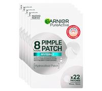 Garnier PureActive Pimple Patch Invisible Hydrocolloid Patches Imperfections Reduced Pimples Less Visible in 8 Hours Absorbs Excess Sebum Ultra-Thin in Two Sizes - 110 Patches