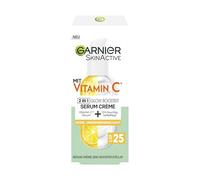 Garnier Serum Cream for Tired Skin and Dark Spots, 2-in-1 Day Cream for More Glow and an Even Complexion, with Vitamin C, Skin Active, 50 ml