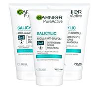 Garnier Skin Active 3-in-1 Cleansing + Exfoliating + Mask Anti Pimple Pack of 3 x 150 ml