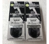 Garnier Skin Active AHA+BHA With Charcoal Anti - Blemish Serum 30ml X 2