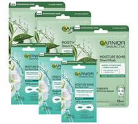 Garnier Skin Active Moisture Bomb Hydrating - 3 Face Masks + 3 Eye Masks BUNDLE