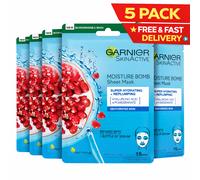 Garnier Moisture Bomb Pomegranate & Hyaluronic Acid Sheet Face Mask, 28g