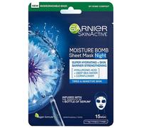 Garnier Skin Active Moisture Bomb Sheet Mask Night x1