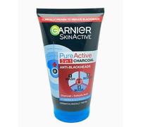 Garnier Skin Active Pure Active 3-in-1 Charcoal Wash 150ml