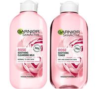 Garnier Natural Rose Cleansing Milk and Makeup Remover for Sensitive Skin 200ml