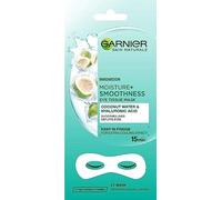Garnier, Skin Naturals Innovation Moisture + Smoothness Eye Tissue Mask x 6 g, Clear, Coconut