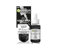 Skinactive 4% AHA + BHA (Salicylic Acid) & Niacinamide Charcoal Serum, Resurface & Smooth Skin Texture, Improve Appearance Of Marks & Blemishes,
