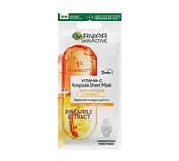 Garnier SkinActive Anti Fatigue Ampoule Sheet Mask - Pineapple and 1% Vitamin C 15g