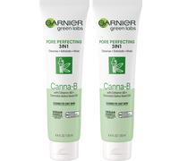 Garnier SkinActive Green Labs CannaB Pore Perfecting 3in1 Face Wash unscented 2 Count
