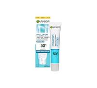 Garnier SkinActive Hyaluron Anti-UV Daily Fluid Invisible Skin Barrier Protector with [Hyaluronic Acid + Glycerine] Protects and Hydrates All Day SPF 50+ Suitable for Sensitive Skin 40ml