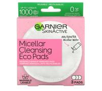 Garnier, SkinActive, Micellar Cleansing Eco Pads, 3 Pack