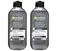 Garnier Skinactive Micellar Cleansing Jelly Water with Charcoal Purifying All in One Water 2 Pack