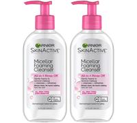 Garnier SkinActive Micellar Foaming Face Wash 6.7 Fluid Ounce (Pack of 2)