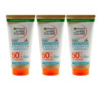 Garnier Sunscreen Milk Kids Sensitive 3X 150Ml SPF 50+ For Children Waterproof