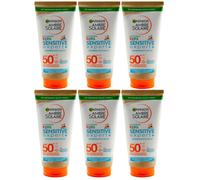 Garnier Sunscreen Milk Kids Sensitive 6X 150Ml SPF 50+ For Children Waterproof