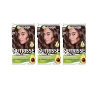 Garnier TRIPLE Nutrisse Permanent Hair Dye - 5.12 Glacial Brown