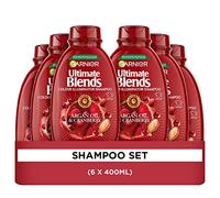 Garnier Ultimate Blends Argan & Cranberry Protecting and Illuminating Vegan Shampoo for Coloured Hair 6 x 400 ml