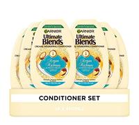 Garnier Ultimate Blends Argan Richness Nourishing Vegan Conditioner for Dry hair Enriched with Argan Oil & Almond Cream 6 x 400 ml
