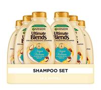 Garnier Ultimate Blends Argan Richness Nourishing Vegan Shampoo for Dry hair Enriched with Argan Oil & Almond Cream 6 x 400 ml