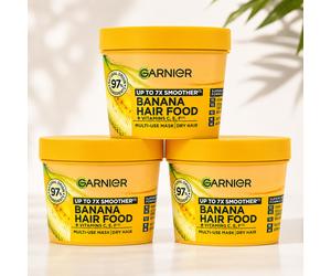 Garnier Ultimate Blends Banana Hair Food Mask 3 x 400 ml