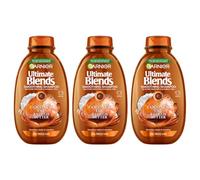 Garnier Ultimate Blends Coconut Oil & Cocoa Butter Shampoo 400ml - Pack of 3