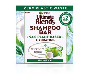 Garnier Ultimate Blends Hydrating Coconut & Organic Aloe Vera Shampoo Bar 60g