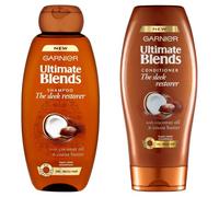 Garnier Ultimate Blends The Sleek Restorer Shampoo 400ml & Conditioner 400ml