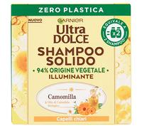 Garnier Ultra Dolce Chamomile Shampoo for Light Hair with 100% Eco-Friendly Plastic Free Packaging 60g