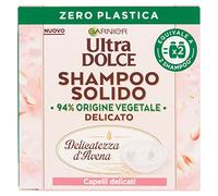 Garnier Ultra Dolce Shampoo Solid Oat Gentle for Sensitive Skin and Gentle Hair with Packaging 100% Eco-Friendly Plastic Free 60g