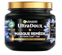 Garnier Ultra Doux - Moisturising & Balancing Mask with Magnetic Charcoal & Black Cumin Blossom - For Normal to Oily Hair - 340ml