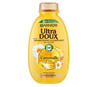 Garnier Ultra Doux - Shampoo for Natural or Highlighted Blonde Hair - Chamomile and Flower Honey - Silicone Free - For Men and Women - 300ml