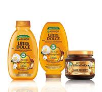 Garnier Ultra Sweet Routine with Wonderful Oils Shampoo + Conditioner + Mask Ideal for Dry and Dull Hair with Argan Oil and Camellia