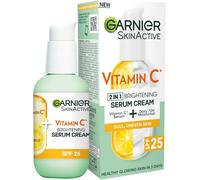 Garnier Vitamin C 2 in 1 Brightening Serum Cream: Hydrating SPF 25 50ML