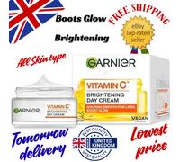 Garnier Vitamin C Brightening Day Cream 50ml, Face Moisturiser to Nourish Skin, Smooth Lines & Boost Glow, With Vitamin C and Super Citrus For Radiant, Healthy Skin