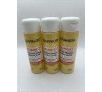 Garnier Vitamin C Brightening Liquid Care 120ml x3 Bundle Glow Serum Moisturiser
