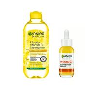 Garnier Vitamin C Cleansing Water & Glow Boost Serum 400 ml + 30 ml